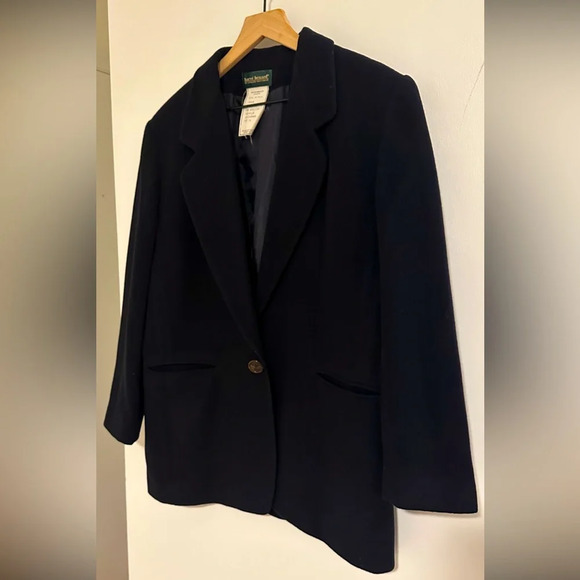 Harvé Benard | Vintage 80s Wool Blazer - Picture 5 of 5